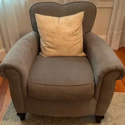Home Elements Grey Arm Chair
