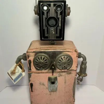 Amy Flynn Found Object Robot (22 Inch)