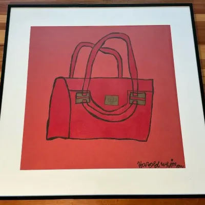 Harold Whitlow Handbag Painting (26 x 26)