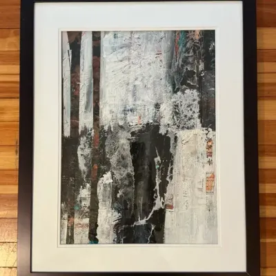 Gary DeBroekert “Another View” Mixed Media Art (24.5 x 30.5)
