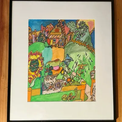 Egbert “Clem” Evans Painting (17 x 20)