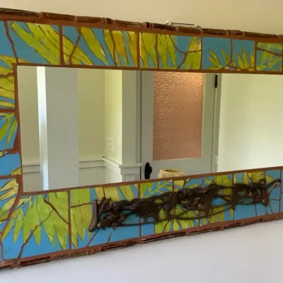 Mosaic Tile Wall Mirror