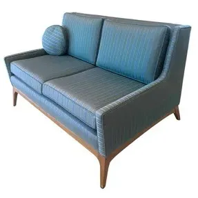 Sale Photo Thumbnail #31: Mid-Century Modern Loveseat - Vintage Two-Seat Sofa, Measures about 51 x 33 x 31”