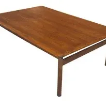 Sale Photo Thumbnail #11: Vintage Mid-Century Modern DUX Swedish Teak Coffee Table