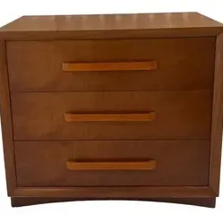 Sale Photo Thumbnail #6: Vintage T.H. Robsjohn-Gibbings for Widdicomb Mid-Century Modern 3-Drawer Chest