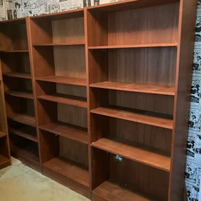 3 MCM Domino Mobler Danish Bookcases (See Comments)