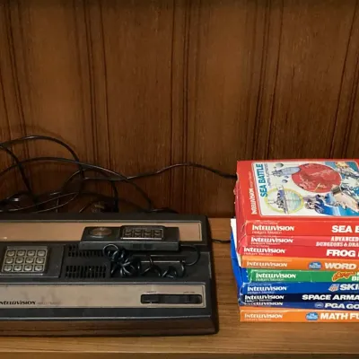 Mattel Intellivision Video Game Console with Games 