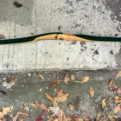 Vintage Left-Handed Black Hawk Recurve Bow