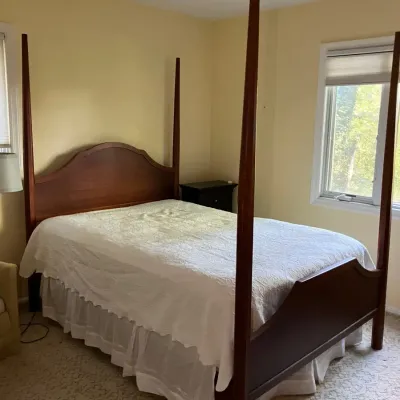 Modern Four-Poster Pencil Post Bed