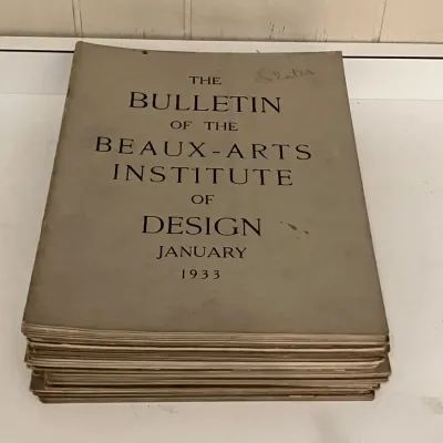 The Bulletin of The Beaux-Arts Institute of Design (1920s-1930s)