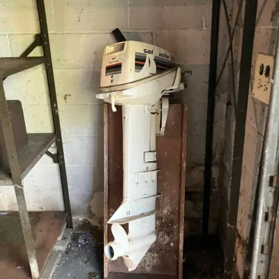 1980s Johnson Sailmaster Outboard Motor (Selling As Found)