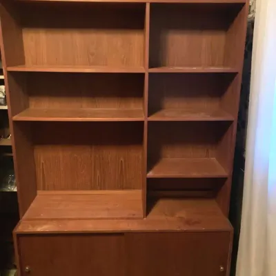 Danish Teak Domino Mobler MCM Stackable Bookcase 