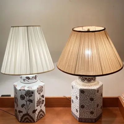 Asian Inspired Ceramic Table Lamps 