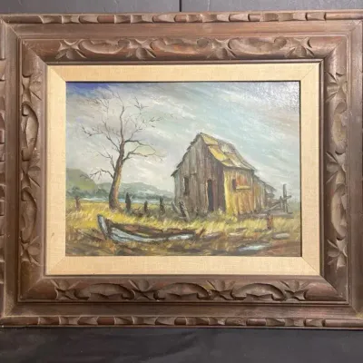 “The Old Shack” Oil Painting 