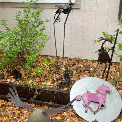 Metal Yard Art
