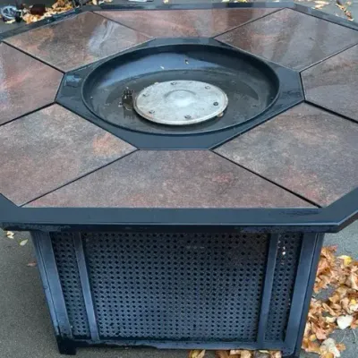 Agio Haywood Octagonal Fire Pit Table