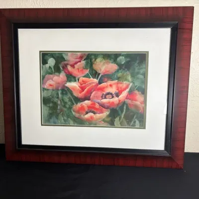 Flower Watercolor by Pam Hostetler - Numbered 8/50