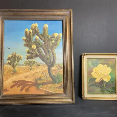 Joyce Study In Yellow Flowers