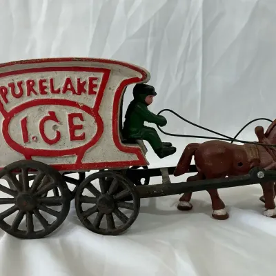 Vintage Horse-Drawn Delivery Wagon  