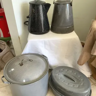 Lot Of Four Vintage Camping Kitchenware