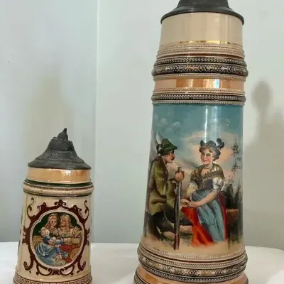 Vintage German Beer Steins