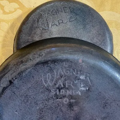 (2) Wagner Wear Cast-Iron Skillets
