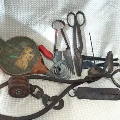Antique & Vintage Farm Tools and Collectibles Lot