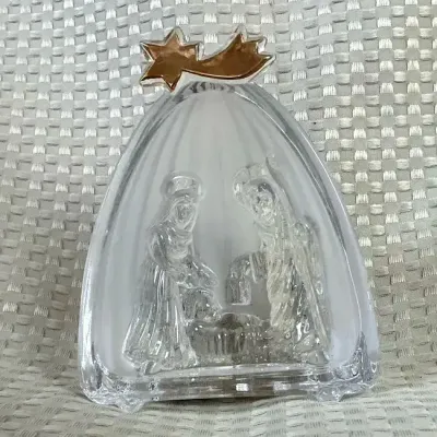 Mikasa Golden Stars Crystal Nativity Figurine  