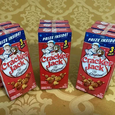 Lot Of (9)  Cracker Jacks Original Boxes