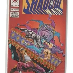 Valiant Comics Shadowman No. 17 comic book, dated September, housed in a protective plastic sleeve.