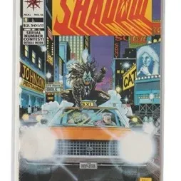 Valiant Comics Shadowman No. 16 from August 1993, preserved in a protective plastic sleeve with backing board.