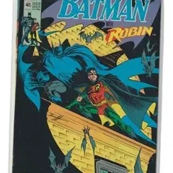 DC Comics Batman with Robin #465, published in July 1991, presented in a protective plastic sleeve.