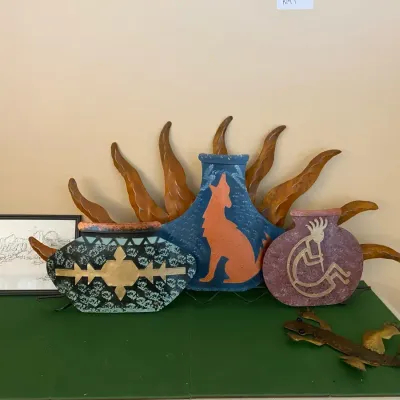 Southwestern Metal And Drawing Art