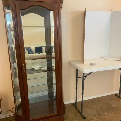 Delightful Decor Display Cabinet 