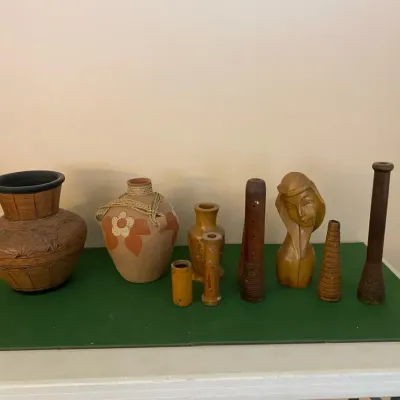 Pottery And Wood Carving 