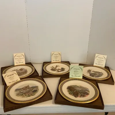 Boehm Wildlife Decorative Plates Lenox Lot One