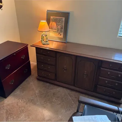 A Cabinet And A File Cabinet