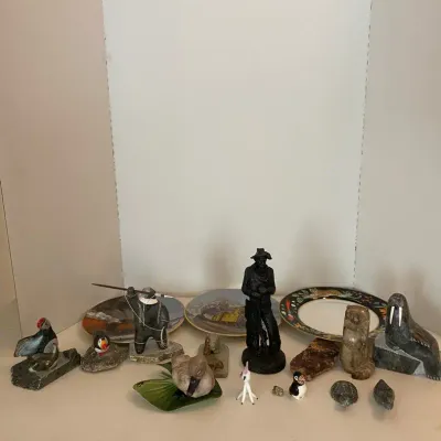 Decorative Plates, Animal Figurines, And More Decor