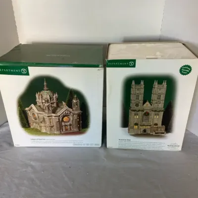Cathedral Of Saint Paul And Westminster Abbey Dickens Village Department 56 