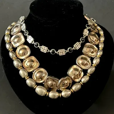 Silvertone Necklaces 