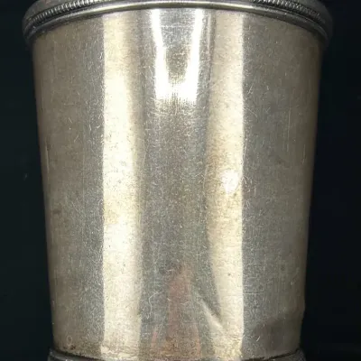 Scarce George McDannold Kentucky Coin Silver Julep Cup, 2nd Quarter 19th Century