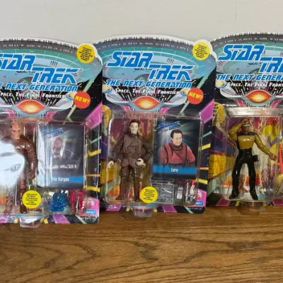 Vintage 1992-93 Star Trek The Next Generation Action Figures, #1