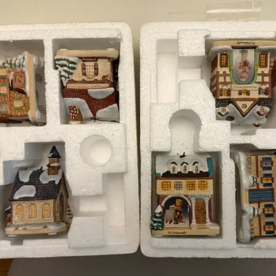 6 - Hummel Bavarian Village Heirloom Porcelain Ornaments #2