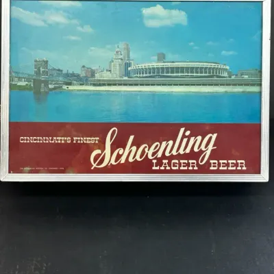 Vintage Schoenling Brewery Lager Beer (Cincinnati) Lighted Sign