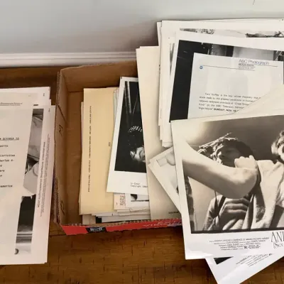 Large Collection Of Movie Memorabilia, Promotional Photos, Letters & Lobby Cards 