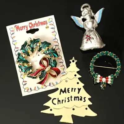 Christmas Brooches