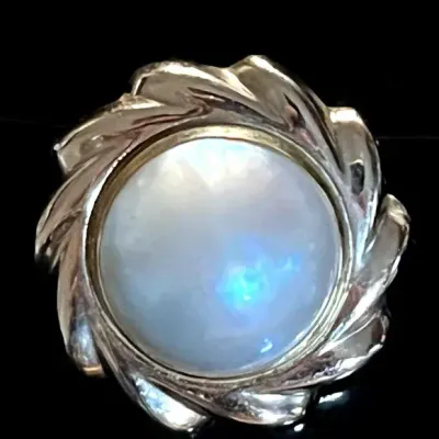 14K Yellow Gold Mabe Pearl Enhancer