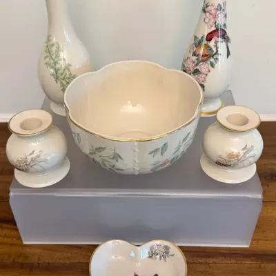 Collection Of Vintage USA Lenox Porcelain Home Decor
