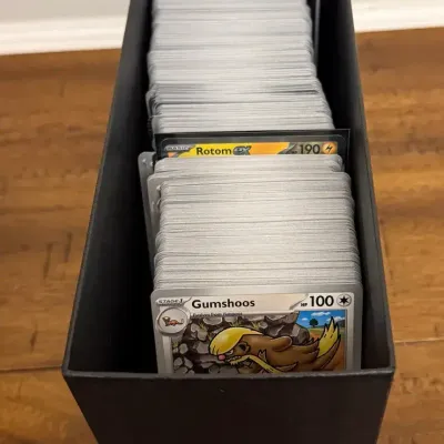 250 Holographic/Foil & 150 Basic Pokemon Cards In Collectible Box