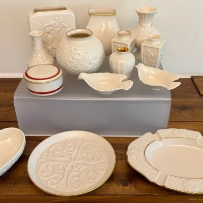 Collection Of Vintage Lenox Porcelain, 24k Hand Decorated